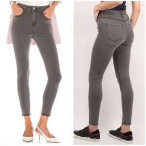 NWT L’Agence Marguerite Skinny High Rise Cast Iron Gray Jeans Sz 26